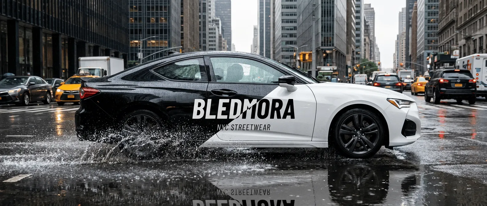 La marca de BLEDMORA aplicada en un vehículo