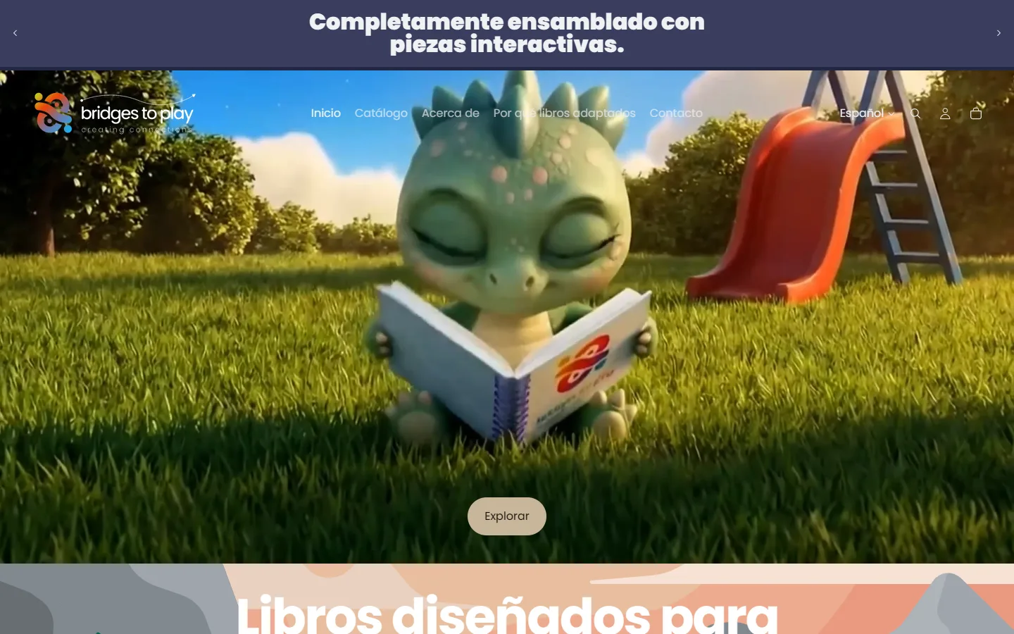 La web de Bridges To Play hoy