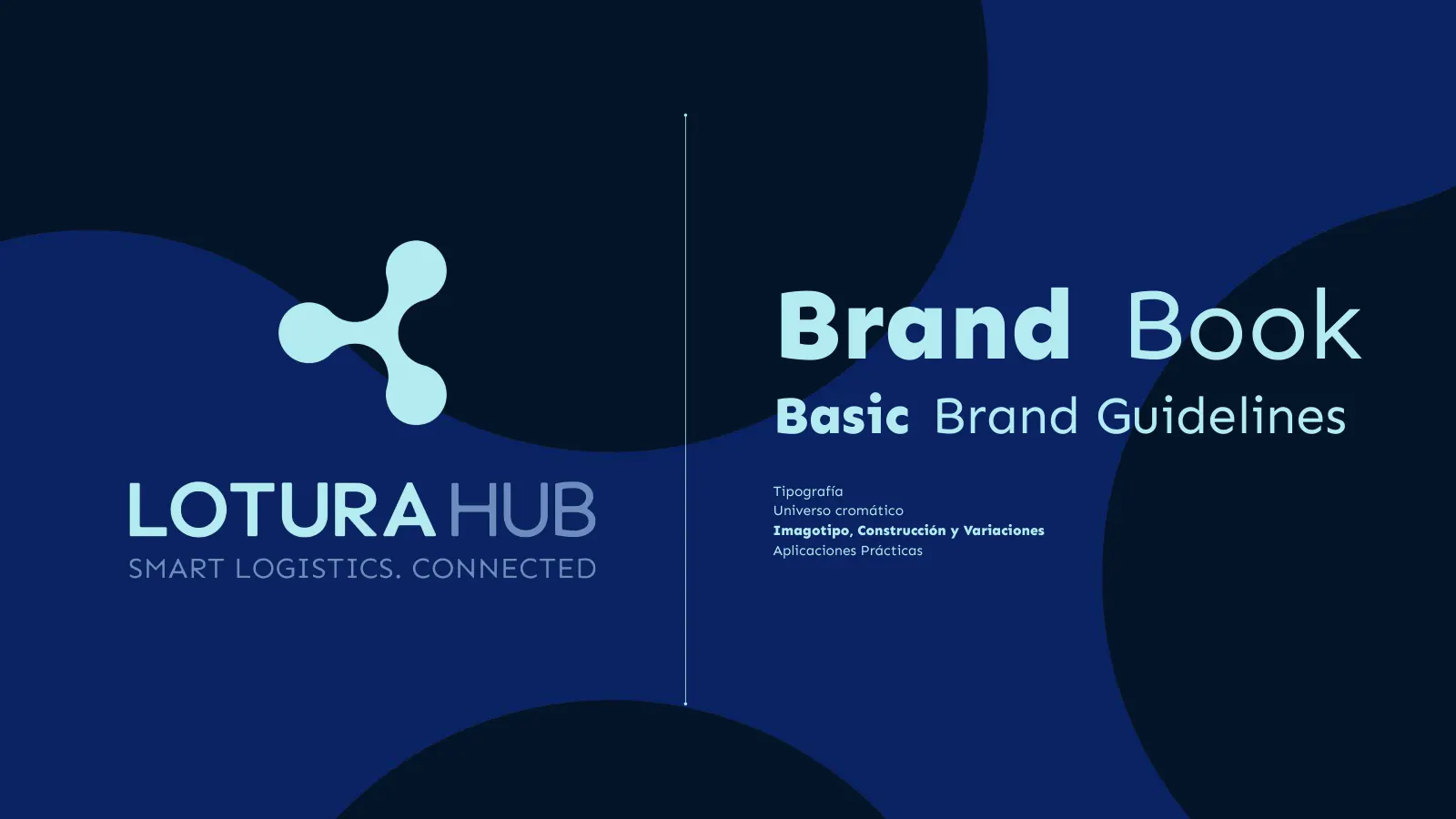 Portada del manual de marca de Lotura Hub