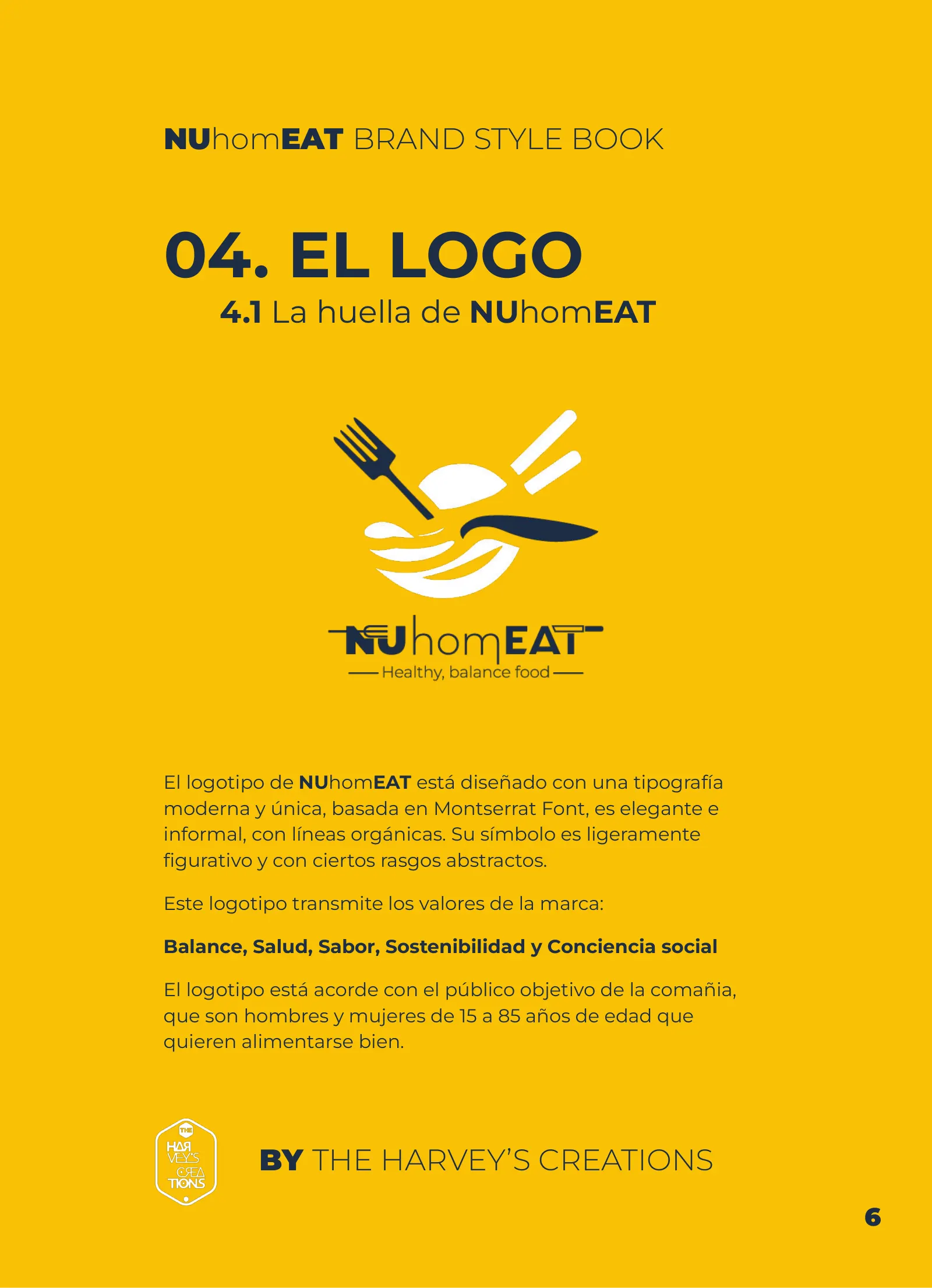 La huella del logo